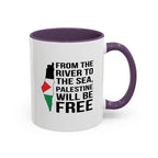 Palestinian Spirit Accent Coffee Mug - 11oz / Purple