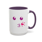 Cute Kiss Smiley Face Mug | XOXO Coffee Cup