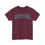 Montana Vintage Varsity Unisex T-shirt - Maroon / S - T-Shirt