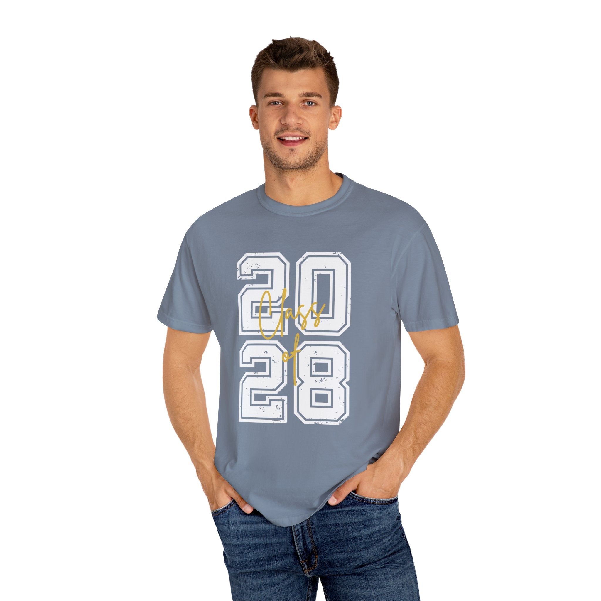 Graduation Unisex T-Shirt 2028 Customizable College Tee High School Graduation Gift Trendy Casual Wear - T-Shirt