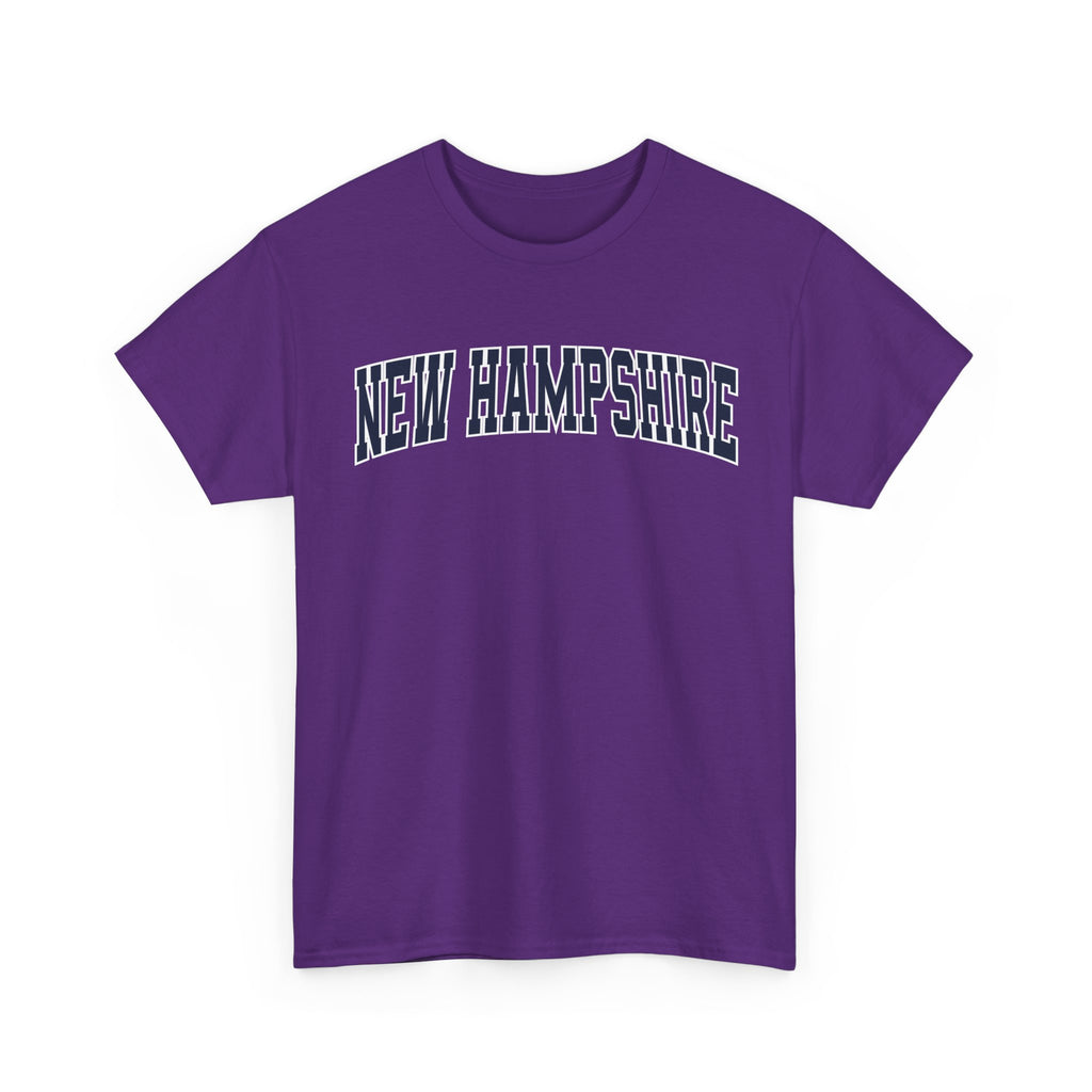 New Hampshire Vintage Varsity Unisex T-shirt - Purple / S - T-Shirt