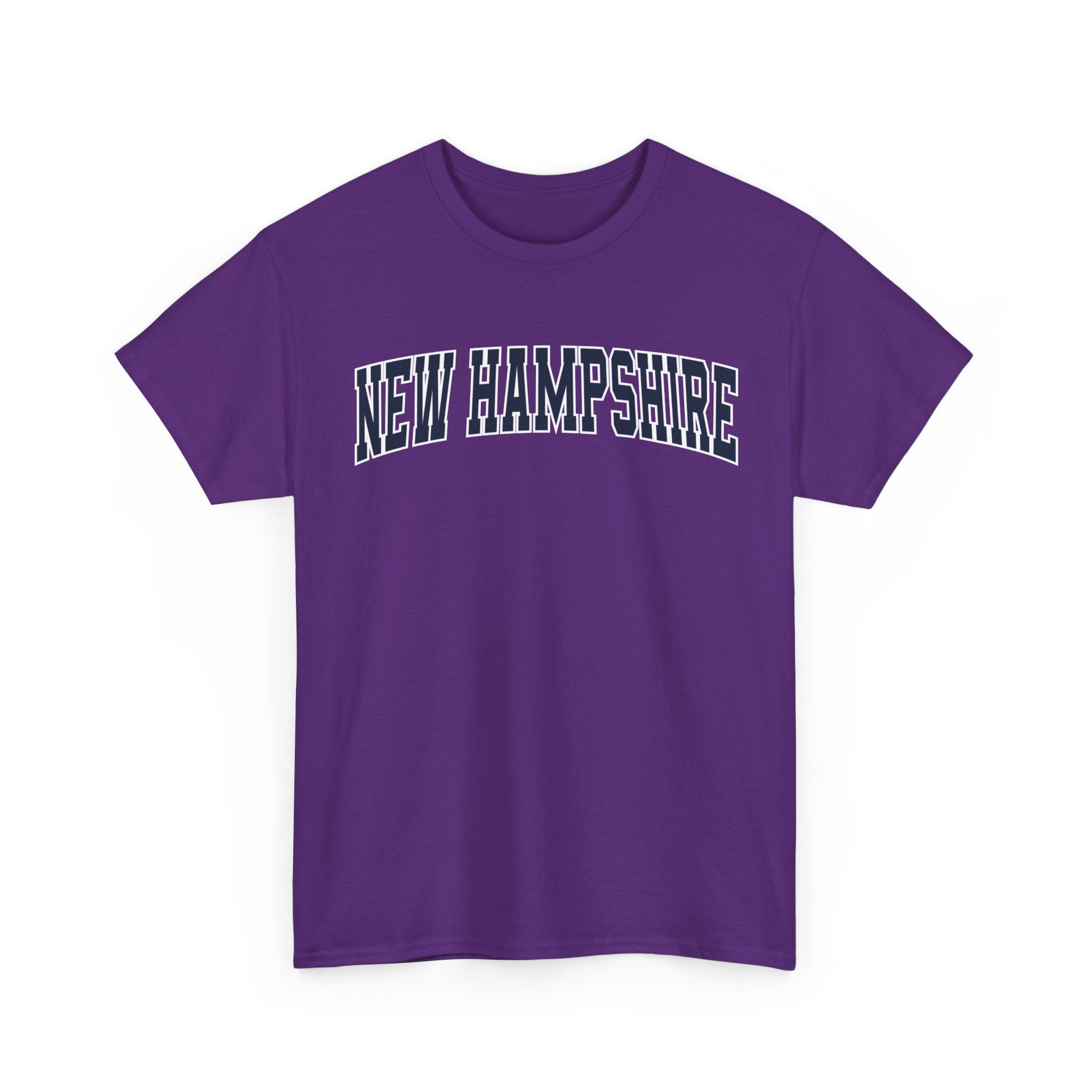 New Hampshire Vintage Varsity Unisex T-shirt - Purple / S - T-Shirt