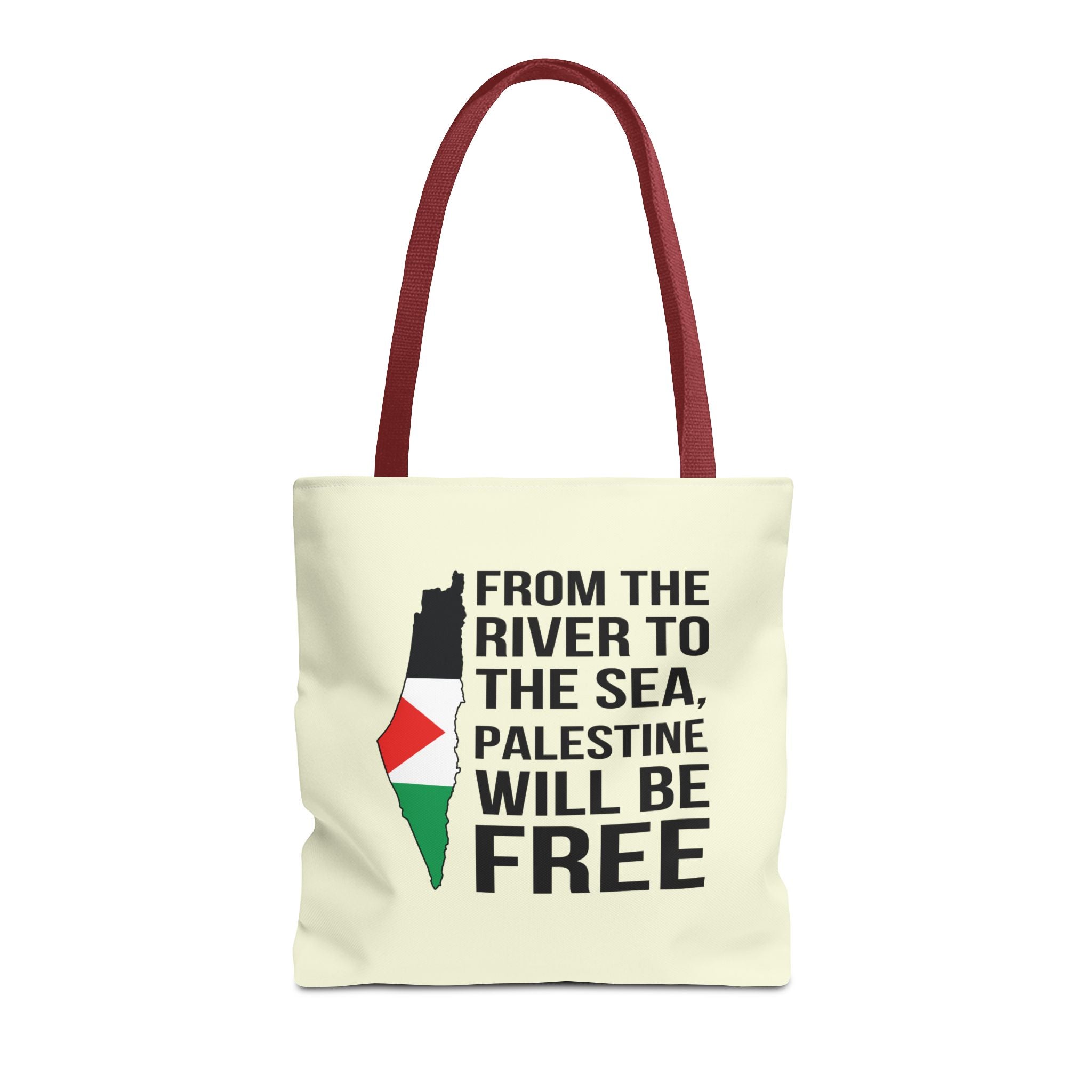 Palestine Pride Tote Bag - 16’’ × / Red - Bags