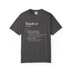 Teacher Definition T-Shirt (V1) - Graphite / S - T-Shirt