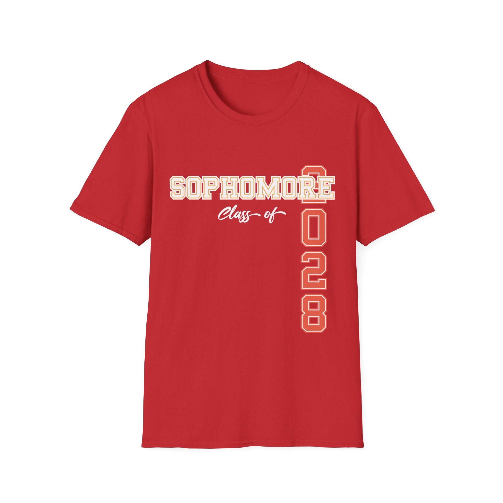 Sophomore Class of 2028 T-Shirt | Graduation Shirt | School Spirit Tee | Trendy Back to School Apparel | Gift