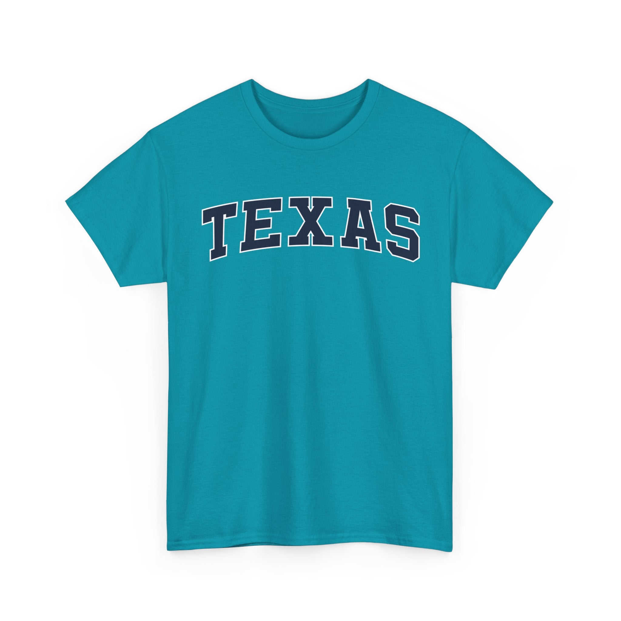 Texas Vintage Varsity Unisex T-shirt - Tropical Blue / S - T-Shirt