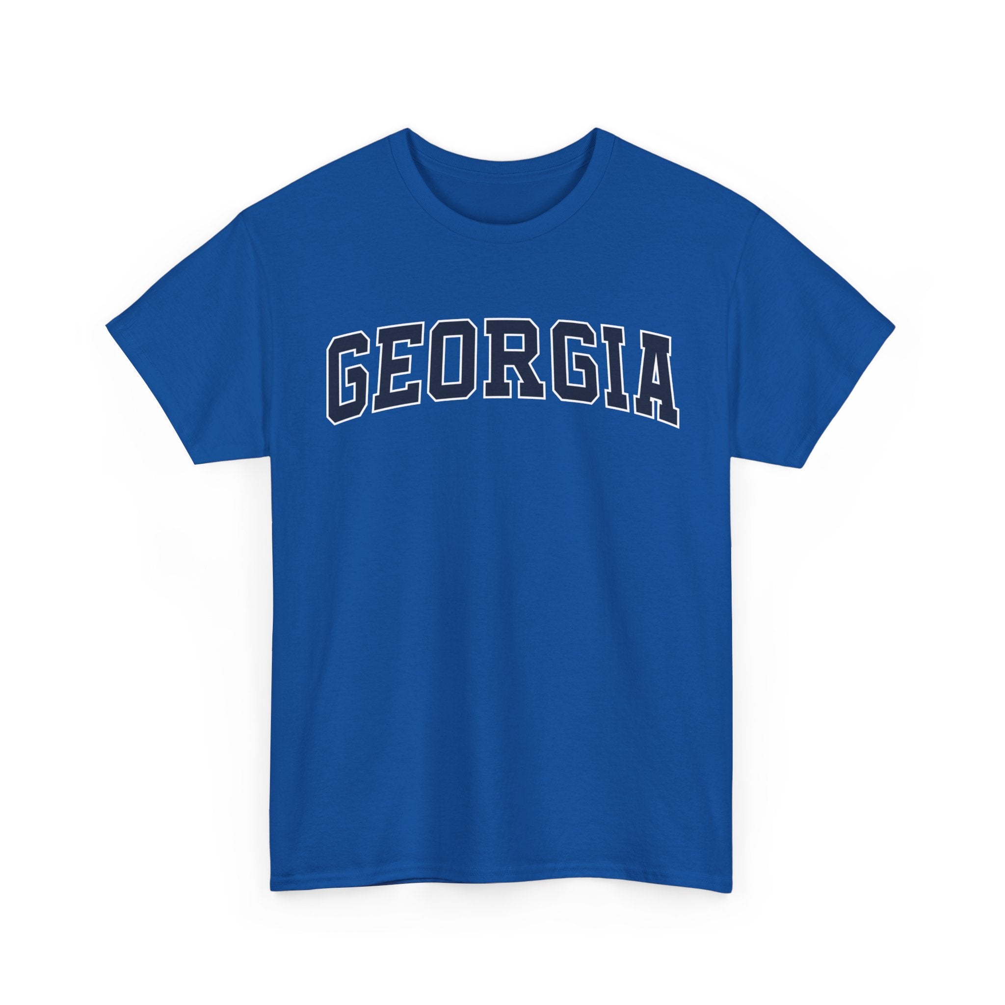 Georgia Vintage Varsity Unisex T-shirt - Royal / S - T-Shirt