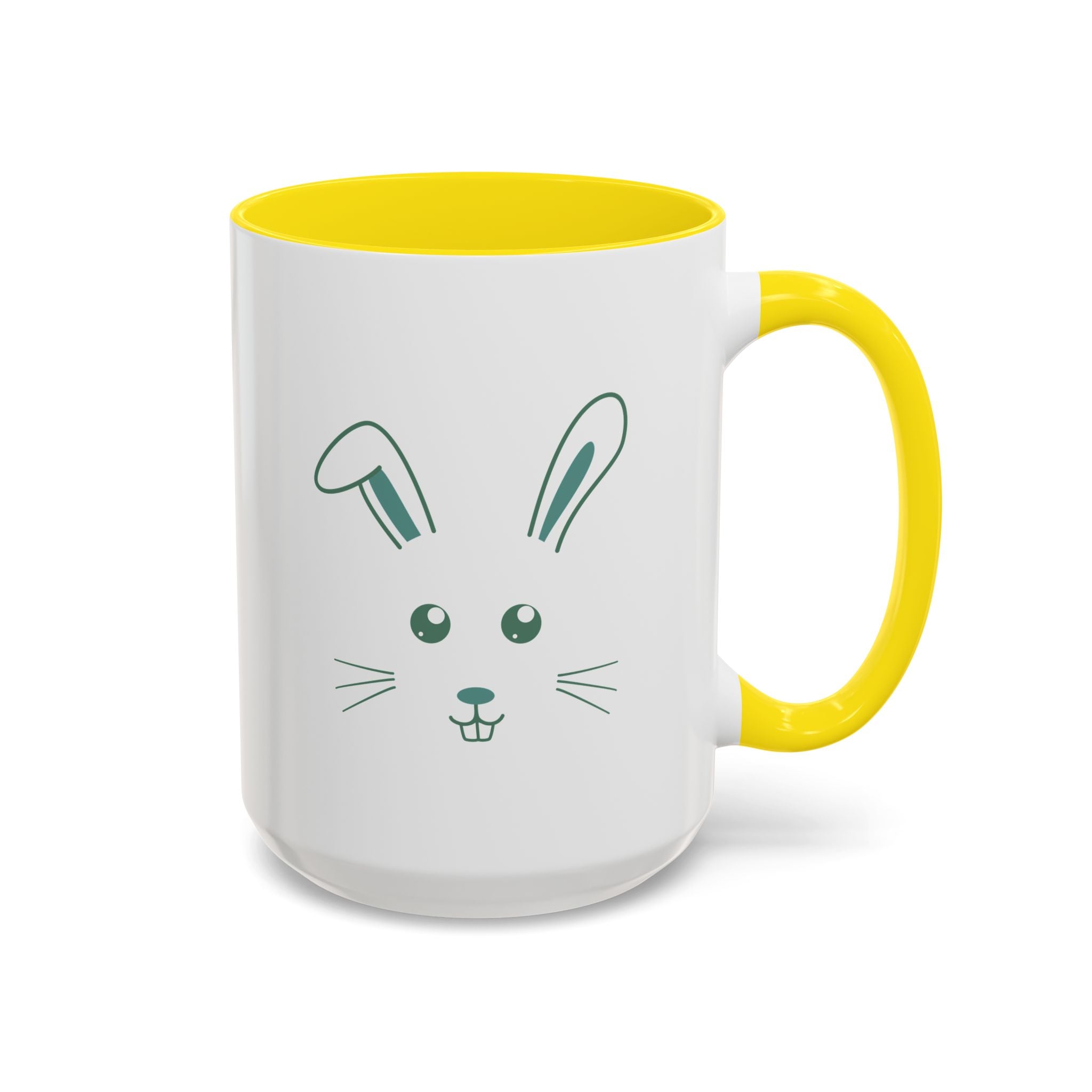 Cute Bunny Rabbit Accent Mug