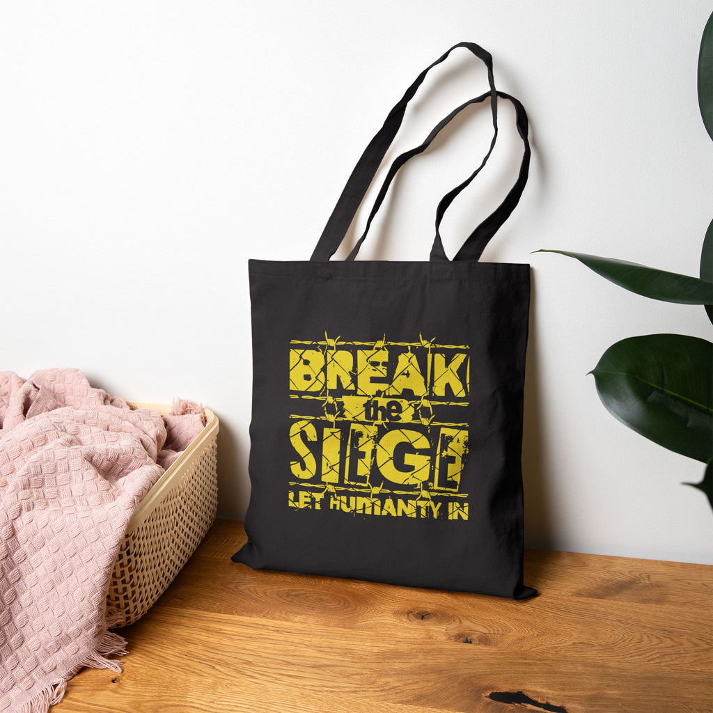 Break the Siege Cotton Canvas Tote Bag - Bags