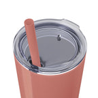 Cute Bunny Skinny Tumbler 20oz with Straw - Mug