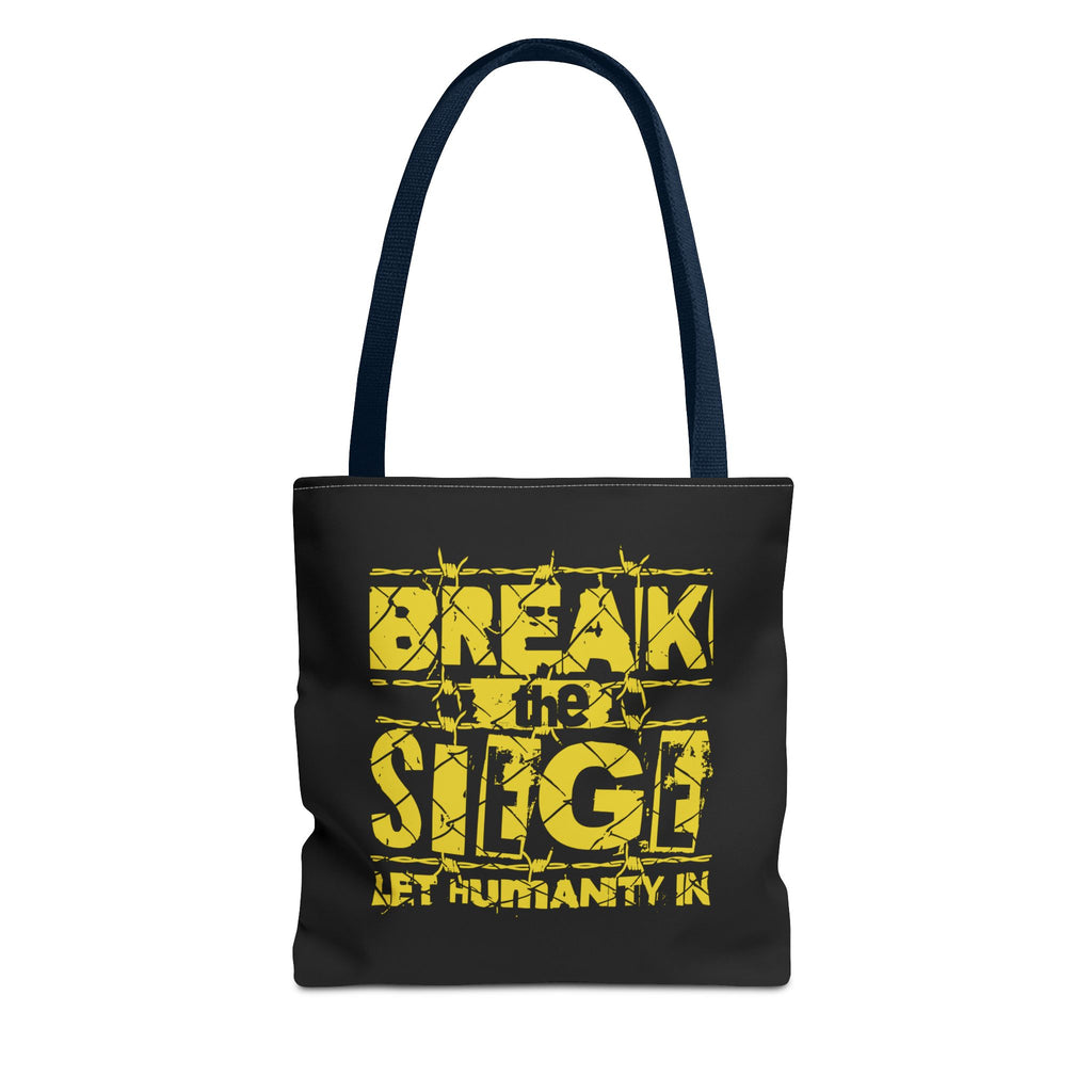 Break the Siege Tote Bag - 13’’ × / Navy - Bags