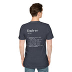Teacher Definition T-Shirt (V2 - Back Print) - T-Shirt