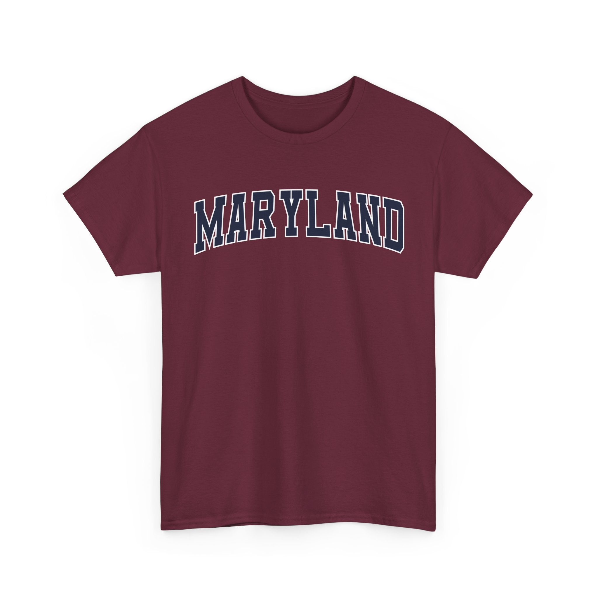Maryland Vintage Varsity Unisex T-shirt - Maroon / S - T-Shirt