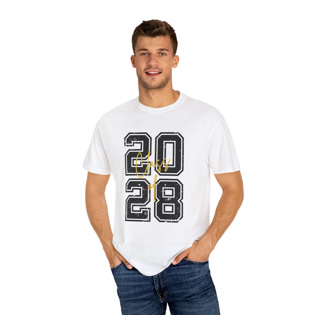 Graduation Unisex T-Shirt 2028 Customizable College Tee High School Graduation Gift Trendy Casual Wear - T-Shirt