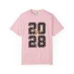 Graduation Unisex T-Shirt 2028 Customizable College Tee High School Graduation Gift Trendy Casual Wear - Blossom / S
