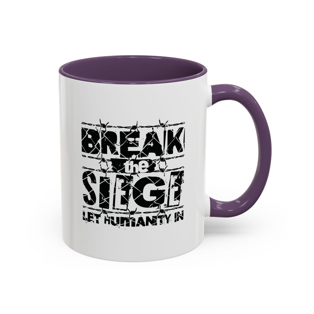 Break the Siege Accent Coffee Mug