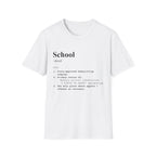 School Definition T-Shirt (V2) - White / S - T-Shirt