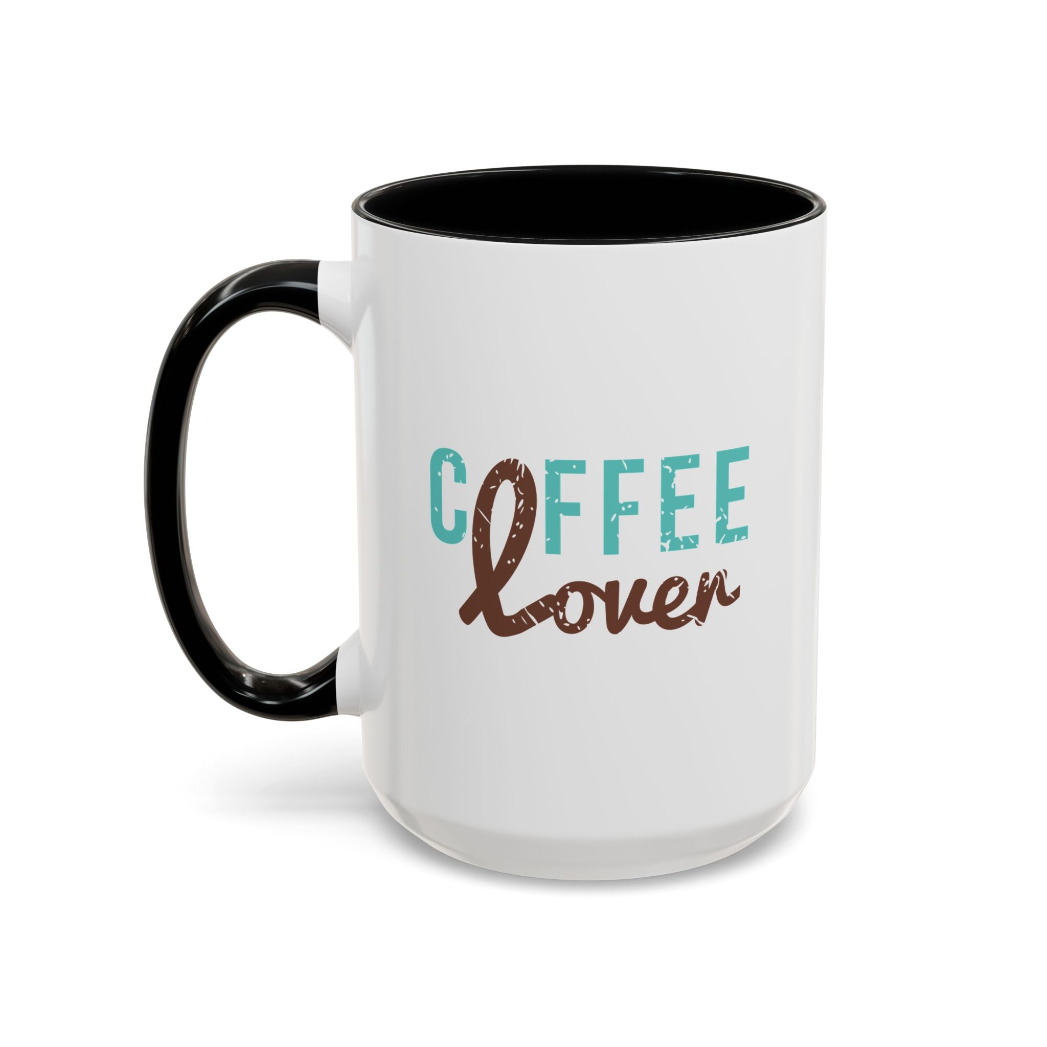Coffee Lover Accent Mug - 15oz / Black