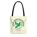 Free Palestine Tote Bag - 13’’ × / Black - Bags