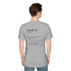 Teacher Definition T-Shirt (V3 - Back Print) - T-Shirt