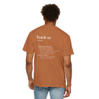 Teacher Definition T-Shirt (V1 - Back Print) - T-Shirt