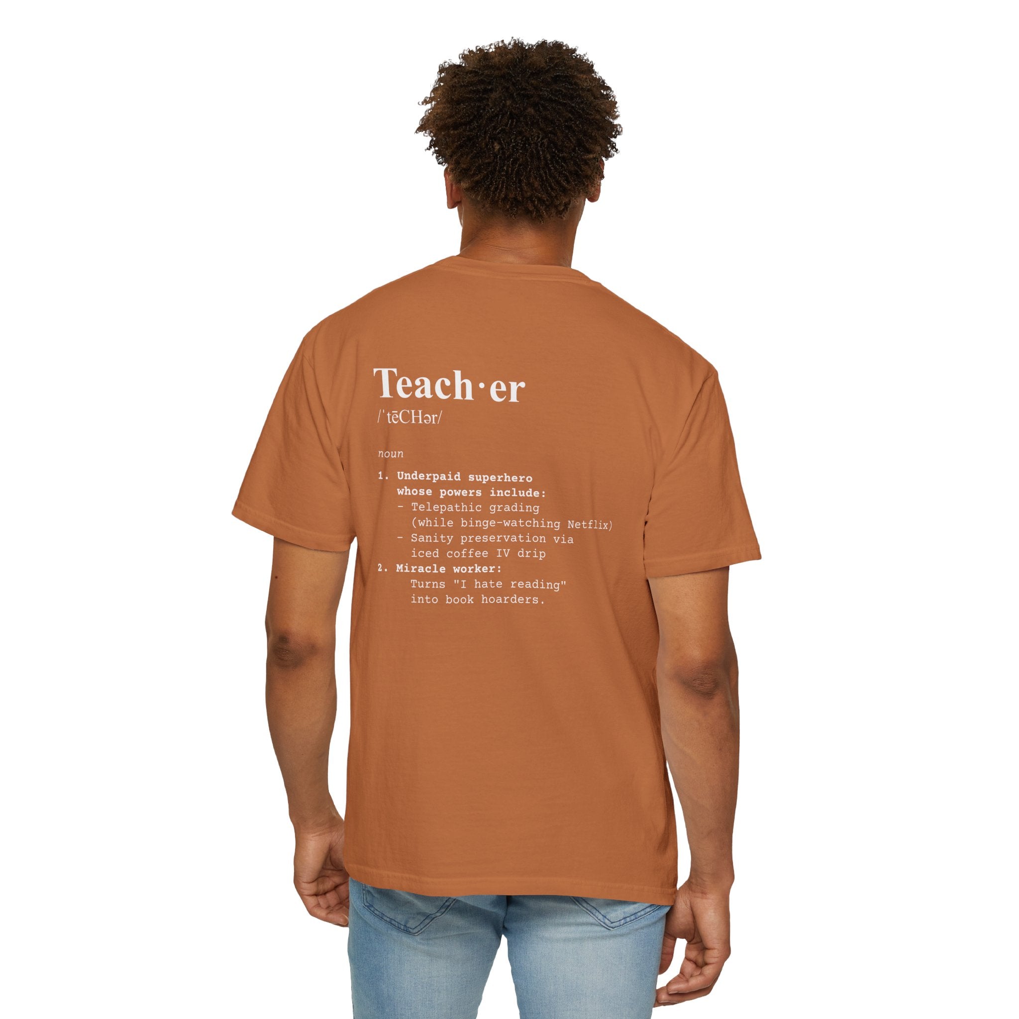 Teacher Definition T-Shirt (V1 - Back Print) - T-Shirt