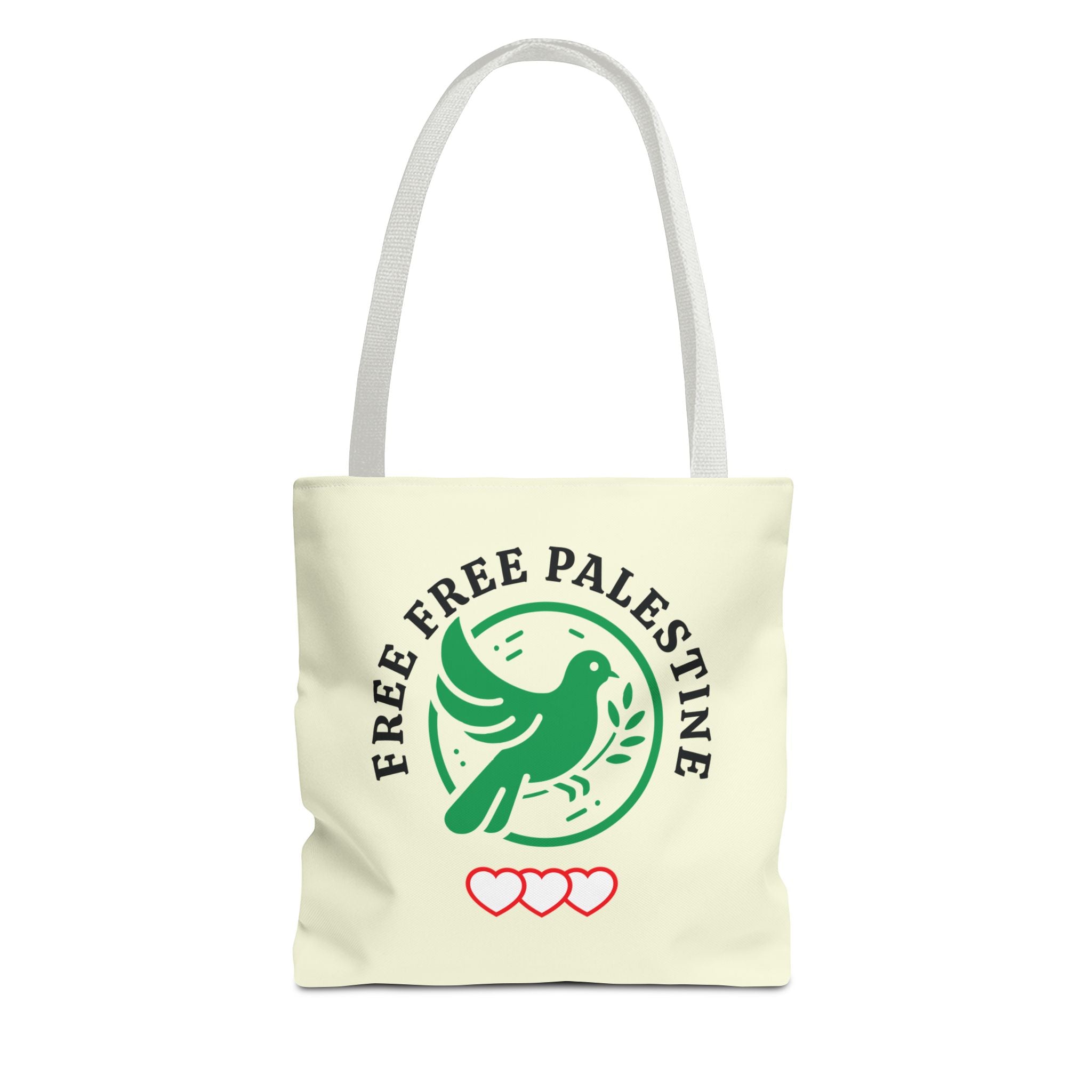 Free Palestine Tote Bag - 13’’ × / White - Bags