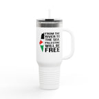Palestine Freedom Insulated Travel Mug