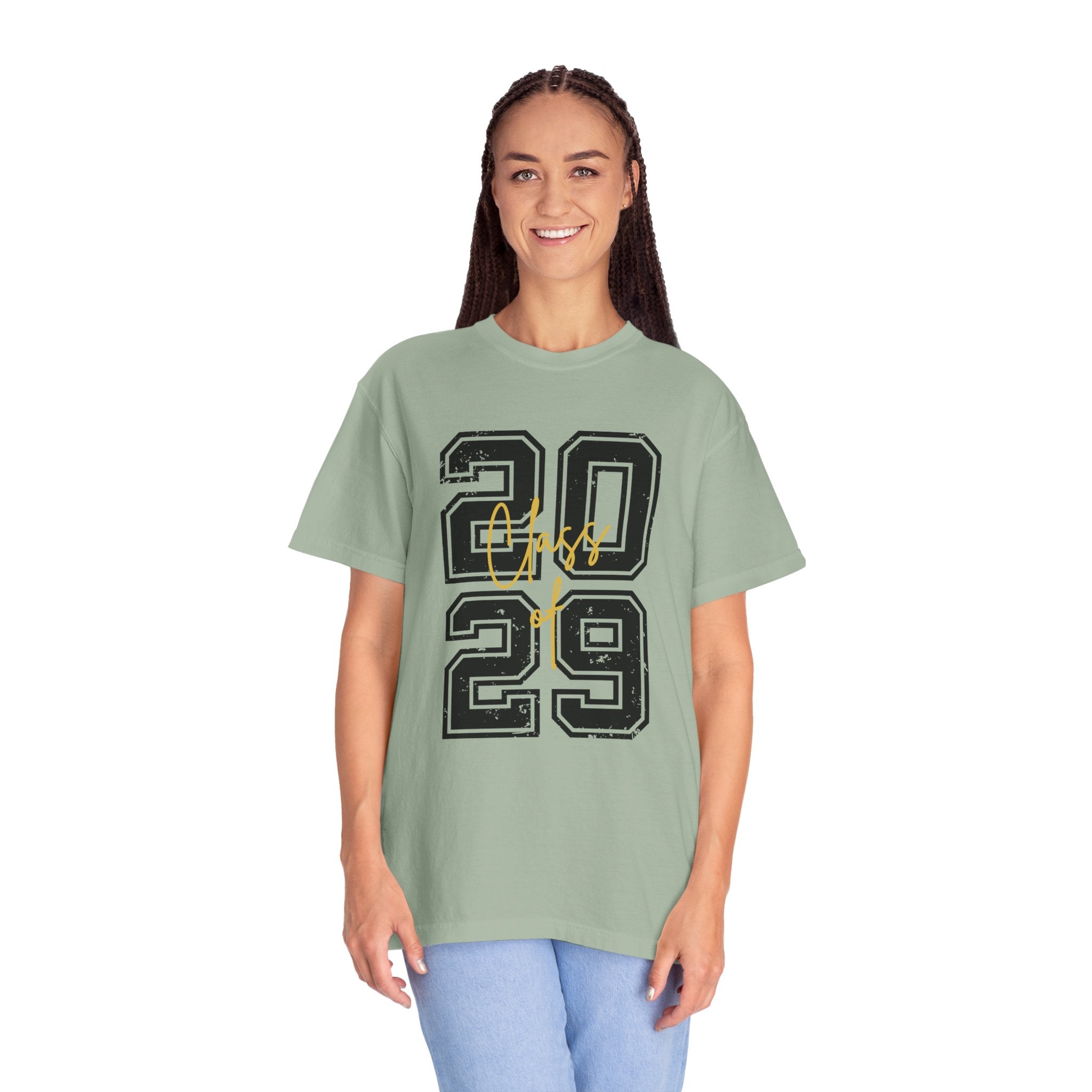 Class of 2029 Vintage Unisex T-Shirt Trendy Graphic Tee for Celebrations Comfortable Everyday Wear Unique Gift Idea