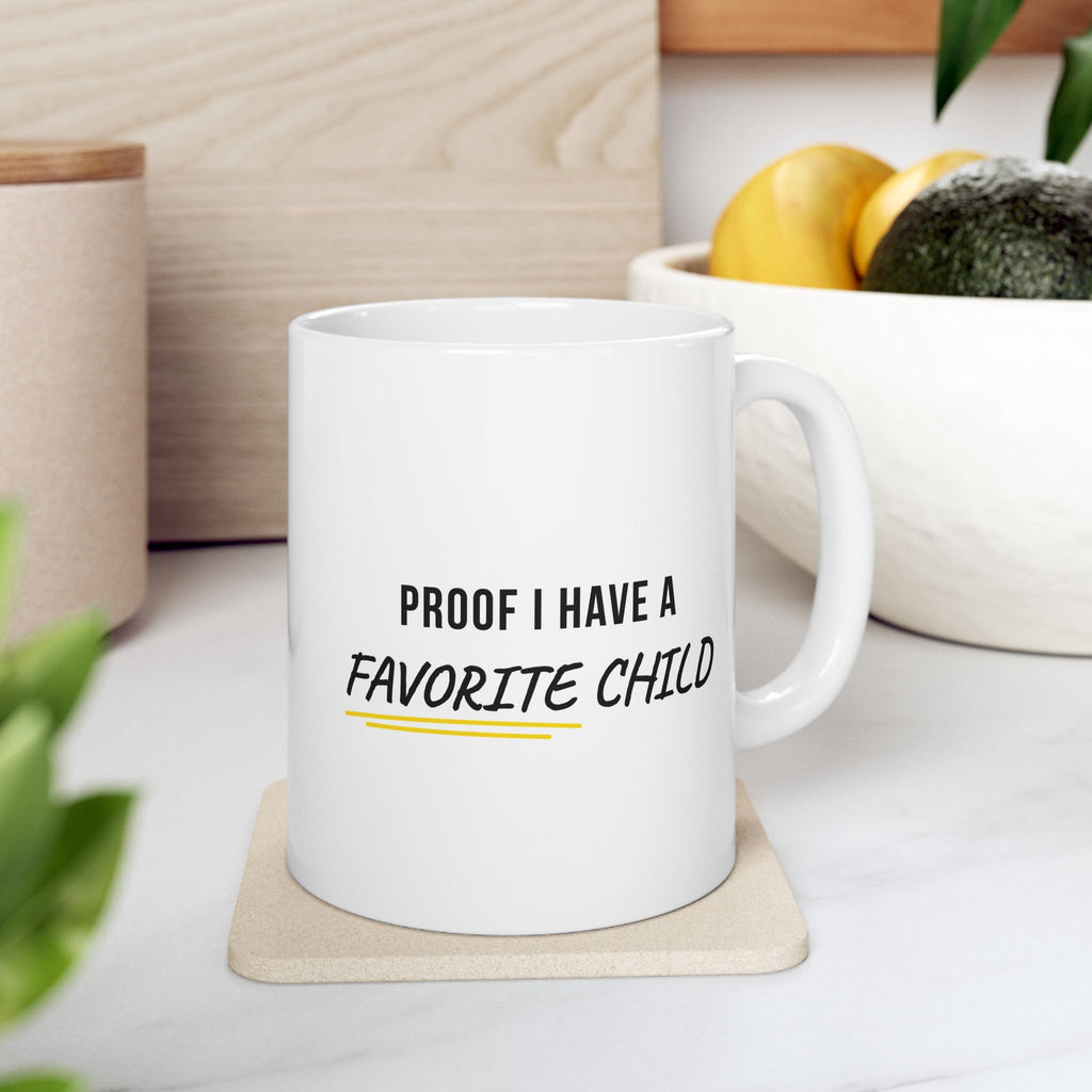 Funny Favorite Child Ceramic Mug - 11oz - Mug