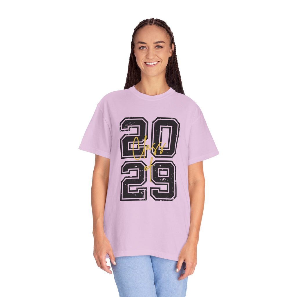 Class of 2029 Vintage Unisex T-Shirt Trendy Graphic Tee for Celebrations Comfortable Everyday Wear Unique Gift Idea