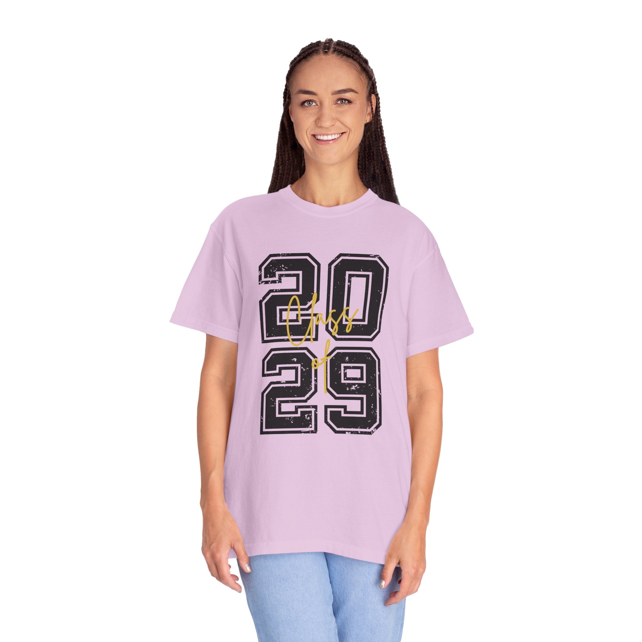 Class of 2029 Vintage Unisex T-Shirt Trendy Graphic Tee for Celebrations Comfortable Everyday Wear Unique Gift Idea