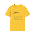 Teacher Definition T-Shirt (V5) - Daisy / S - T-Shirt