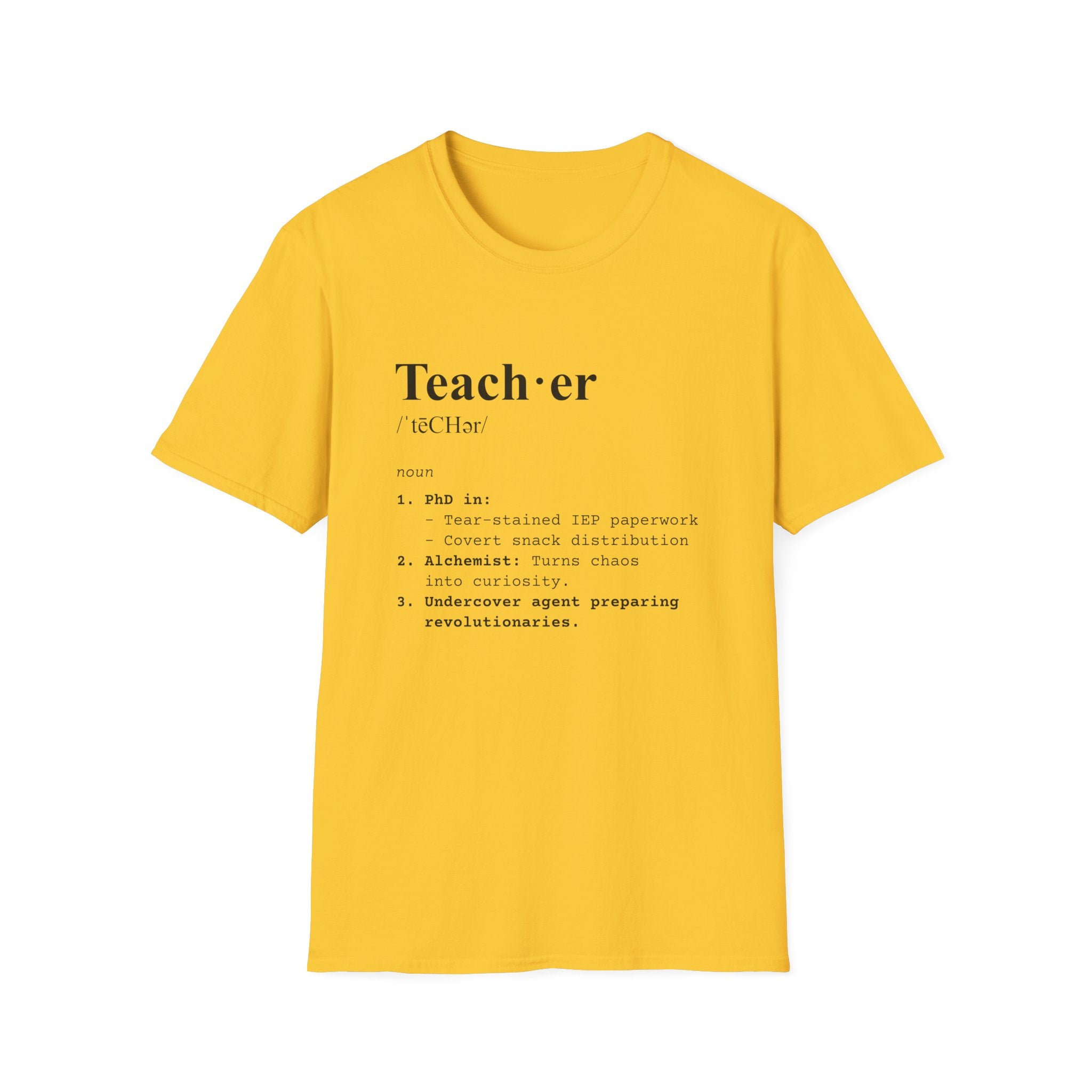 Teacher Definition T-Shirt (V5) - Daisy / S - T-Shirt