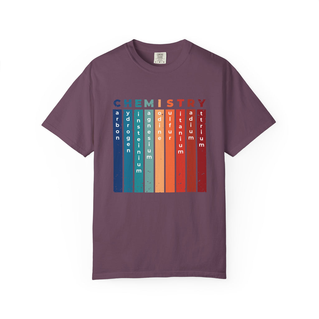 Vintage Chemistry T-Shirt | Retro Science Lover Tee - Berry / S