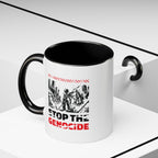 Stop the Genocide Accent Coffee Mug