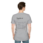 Teacher Definition T-Shirt (V4 - Back Print) - T-Shirt