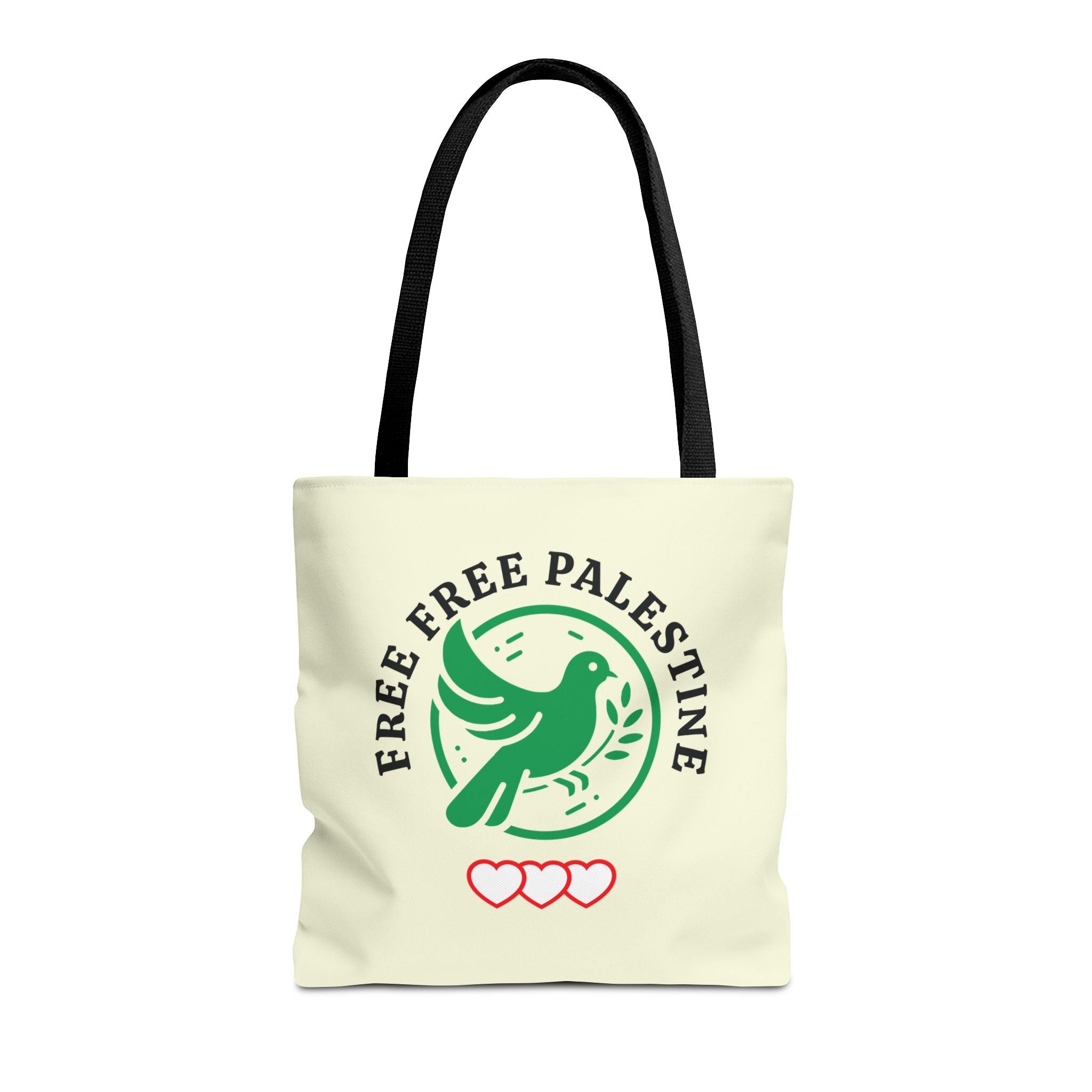 Free Palestine Tote Bag - 16’’ × / Black - Bags
