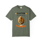 ⚠️ Caution: May Turn Into a Pumpkin T-Shirt - Moss / S - T-Shirt