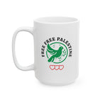 Free Palestine Ceramic Mug - 15oz