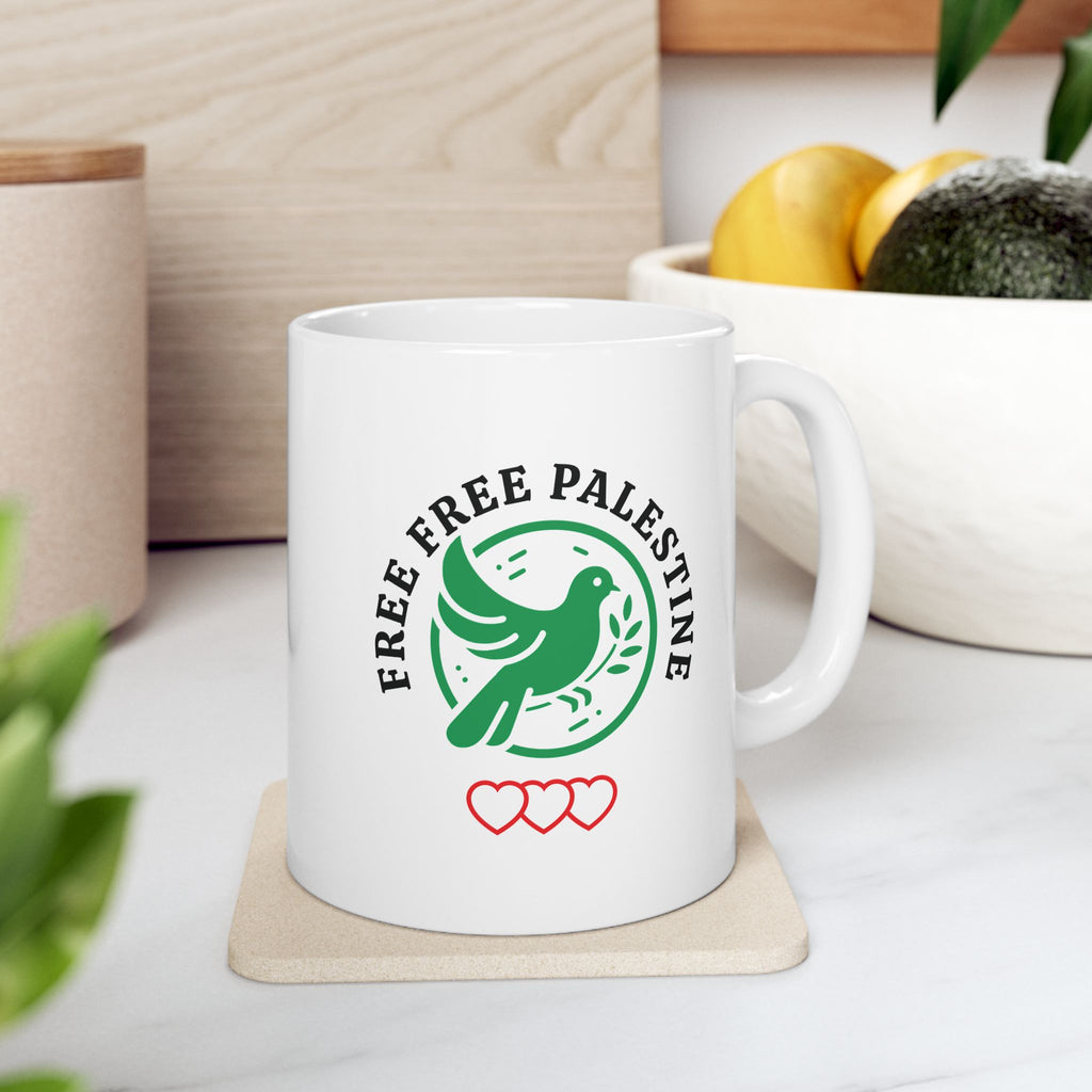 Free Palestine Ceramic Mug