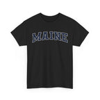 Maine Vintage Varsity Unisex T-shirt - Black / S - T-Shirt