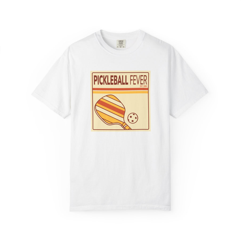 Pickleball Fever T-Shirt - Retro Graphic Unisex Tee for Players & Fans - White / S