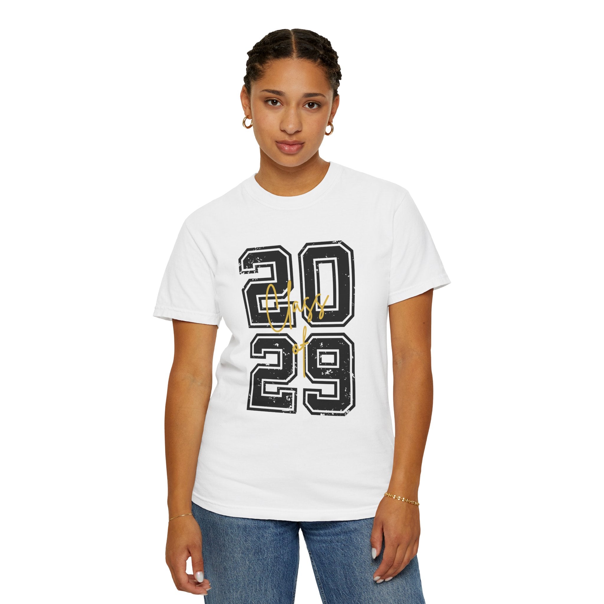 Class of 2029 Vintage Unisex T-Shirt Trendy Graphic Tee for Celebrations Comfortable Everyday Wear Unique Gift Idea