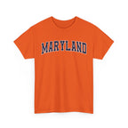 Maryland Vintage Varsity Unisex T-shirt - Orange / S - T-Shirt