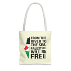 Palestine Pride Tote Bag - 13’’ × / White - Bags