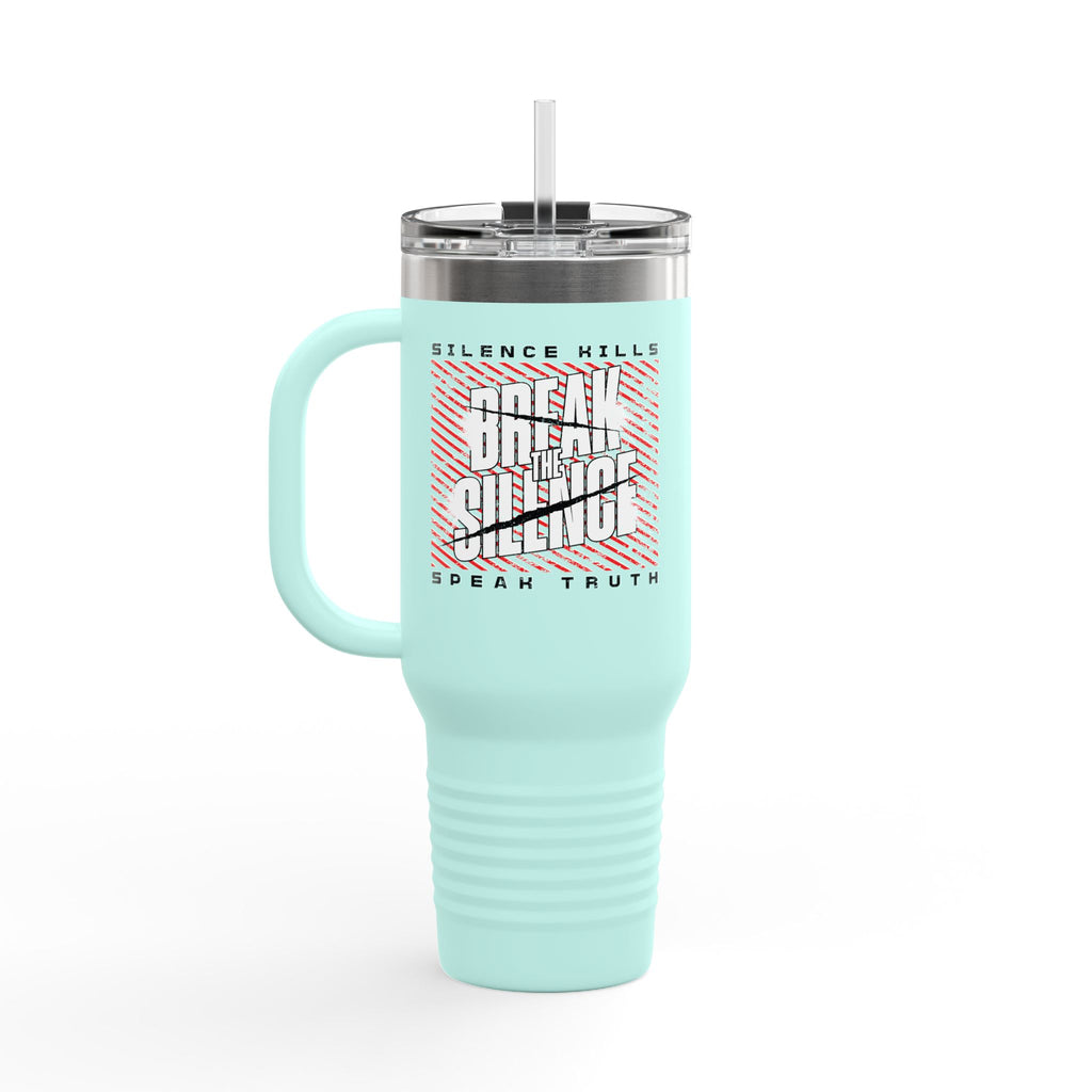 Break the Silence Insulated Travel Mug - 40oz / Teal