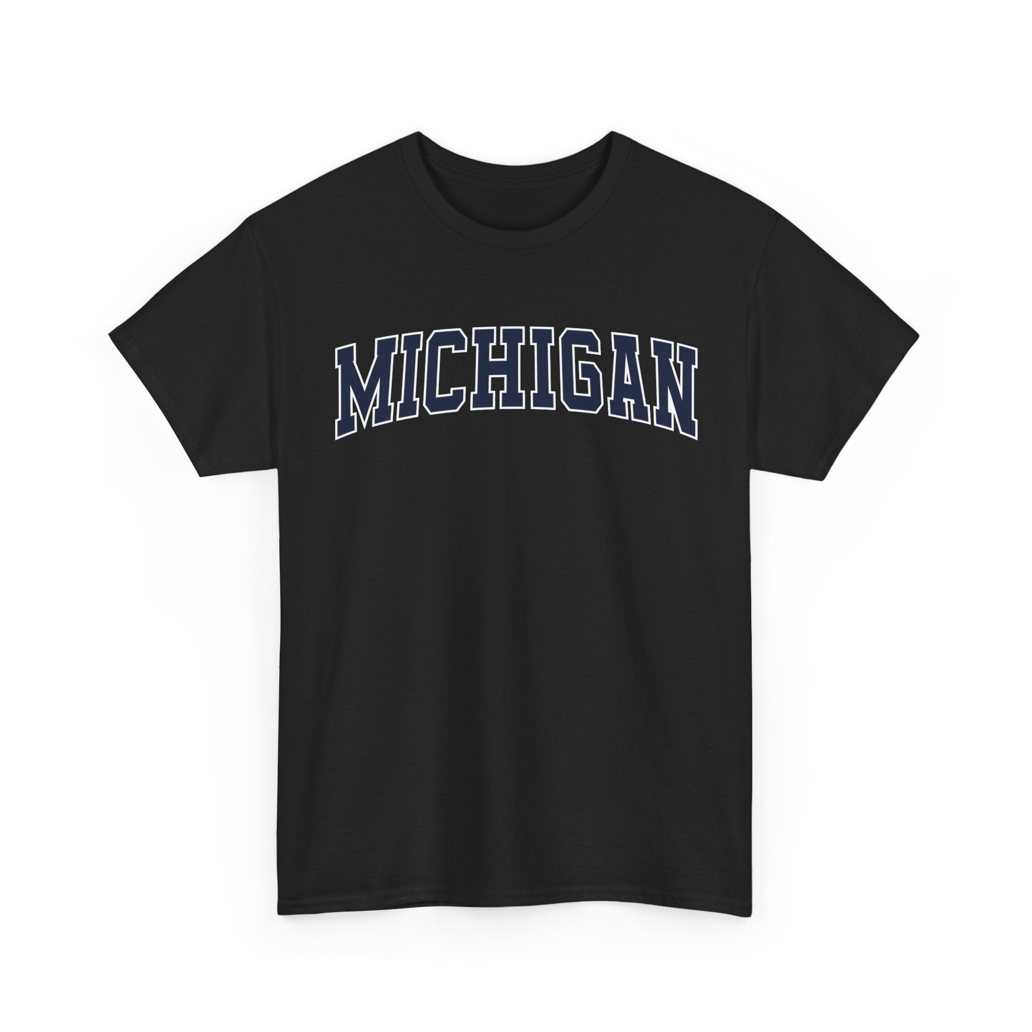 Michigan Vintage Varsity Unisex T-shirt - Black / S - T-Shirt