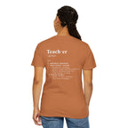 Teacher Definition T-Shirt (V1 - Back Print) - T-Shirt