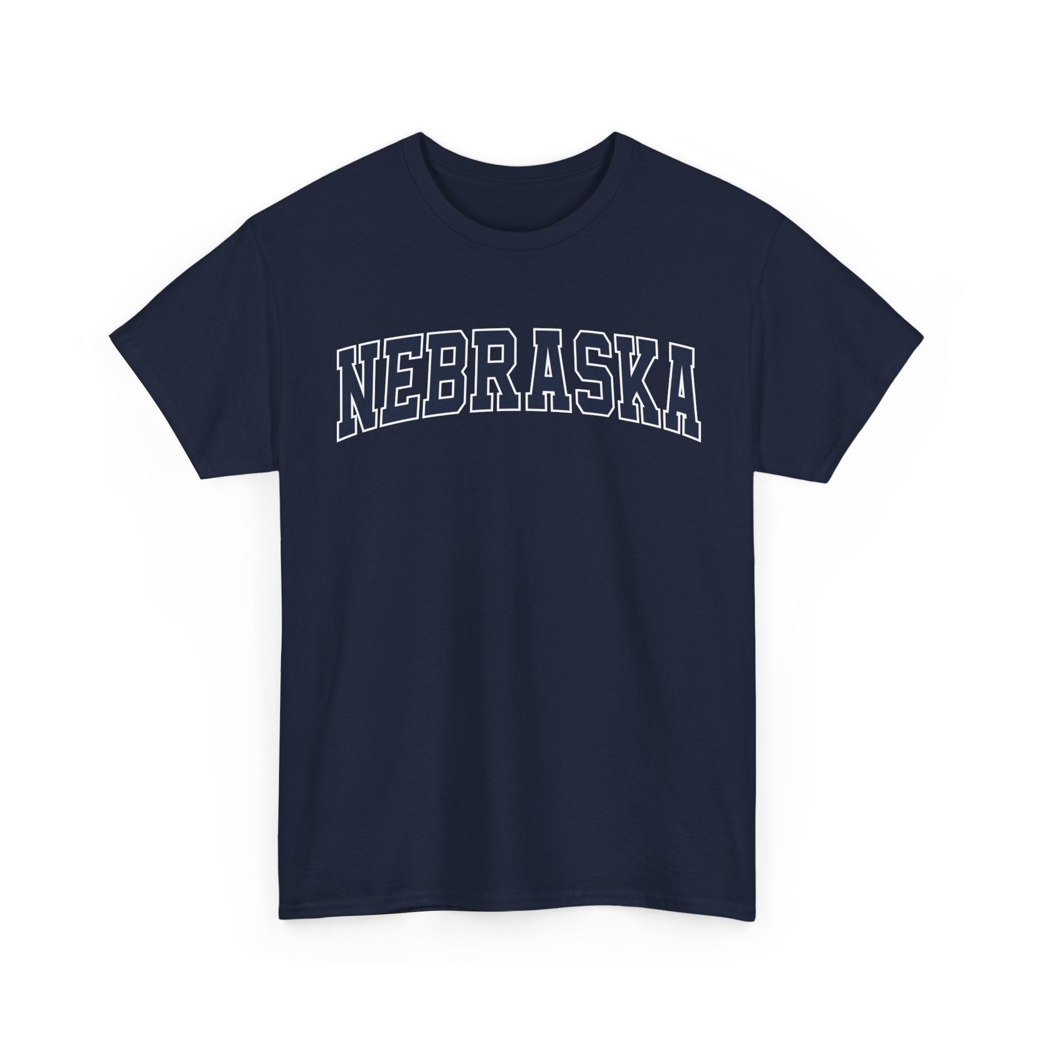 Nebraska Vintage Varsity Unisex T-shirt - Navy / S - T-Shirt